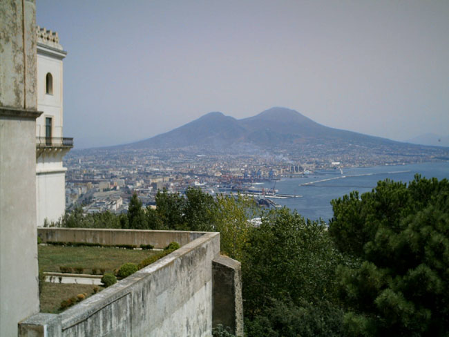 Vista sul Vesuvio da S. Martino